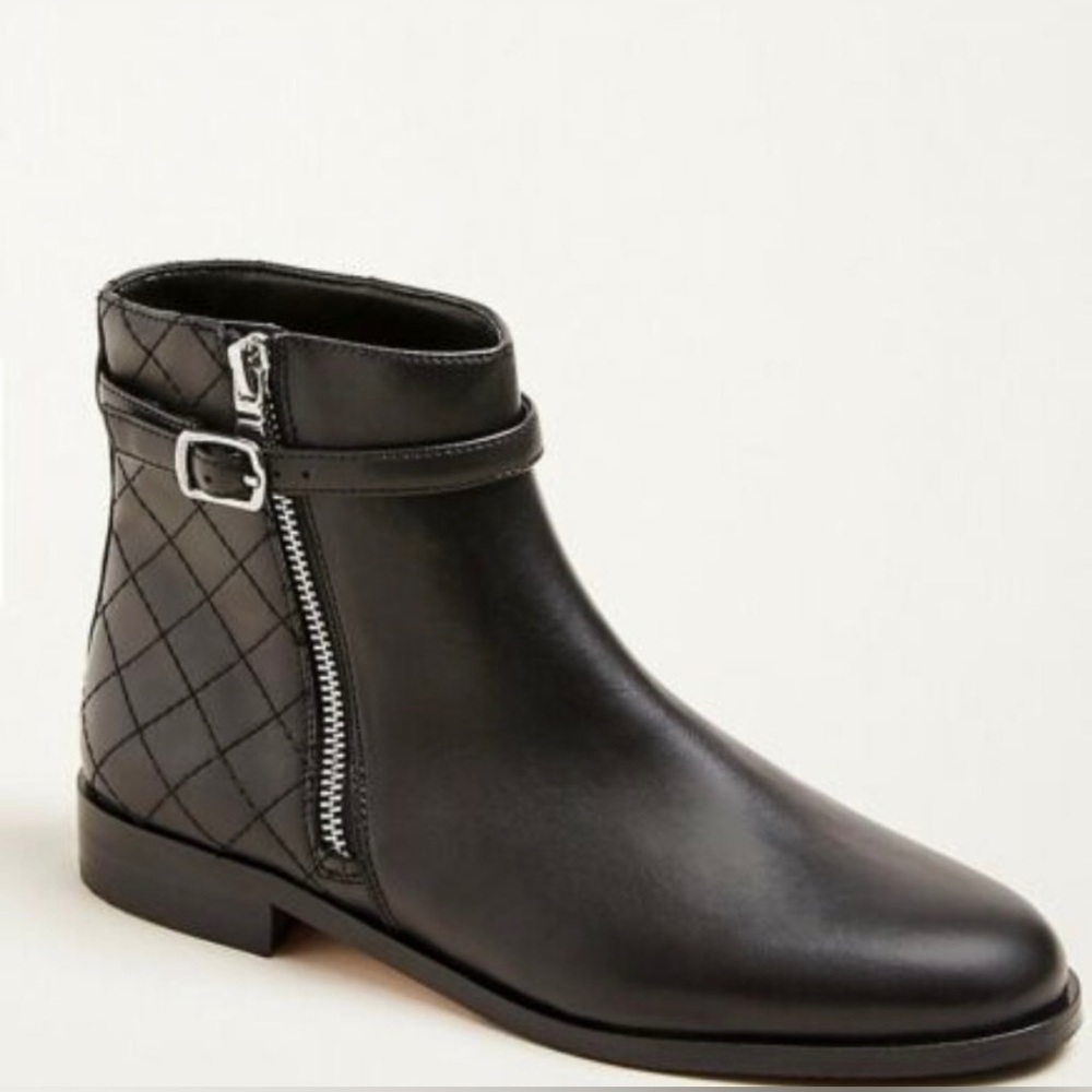 Ann Taylor Quentin Moto Booties - Size 9